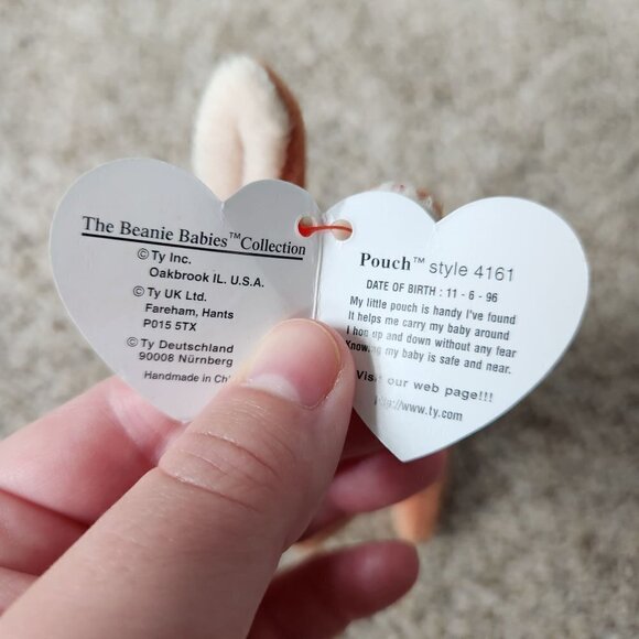 Ty Beanie Baby Bundle - Pouch, Ziggy, Chocolate, Ants and Roam - Picture 3 of 11